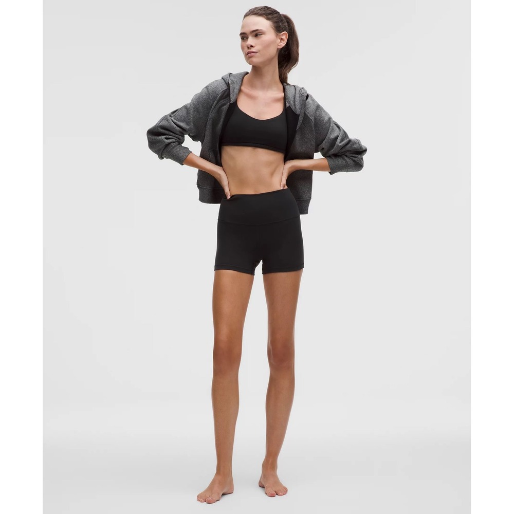 Lululemon Align High-Rise Short 4" Black Activewear Yoga Gym Nulu Womens 8